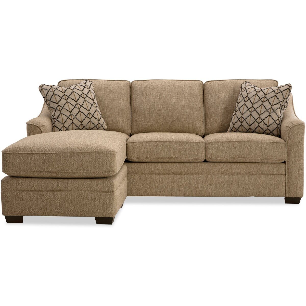 F9 Three Cushion Sofa with Chaise Sofas Craftmaster Furniture 5