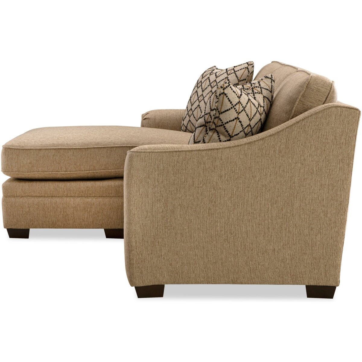 F9 Three Cushion Sofa with Chaise Sofas Craftmaster Furniture 7
