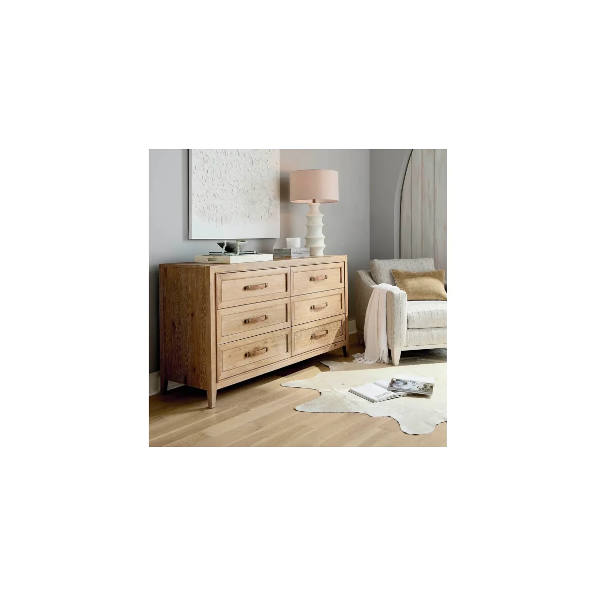 Courtland 6 Drawer Dresser Dressers Bassett Furniture 5