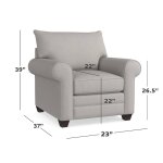 Alexander Roll Arm Accent Chair Chairs Bassett Furniture 9