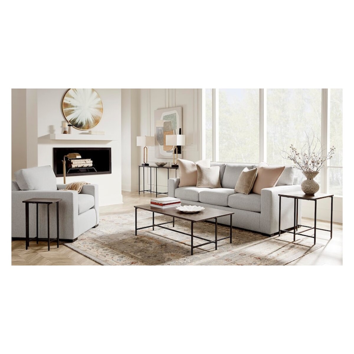 Anson Track Arm Chair Chairs Bassett Furniture 6