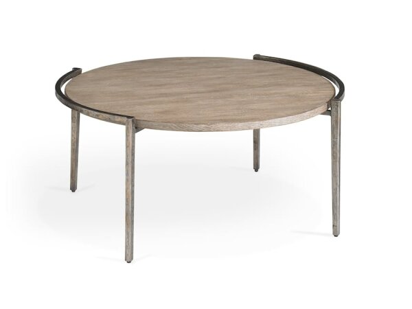 Chelsea Pier Round Cocktail Table Cocktail & Coffee Tables Bassett Furniture