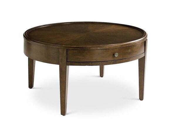 Palisades Round Cocktail Table Cocktail & Coffee Tables Bassett Furniture
