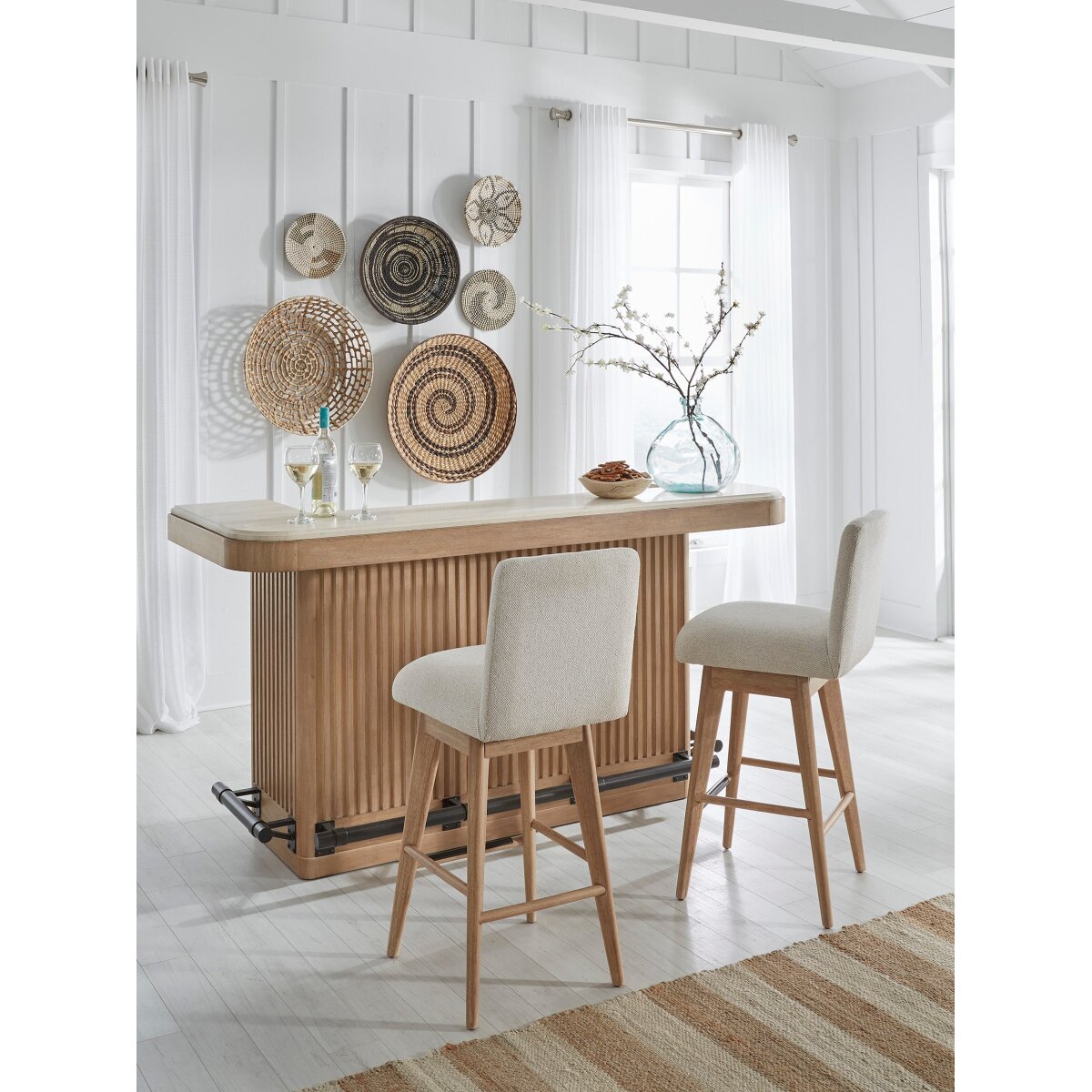 Escape Dining Swivel Bar Stool Barstools Parker House 6