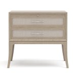 Maidstone Nightstand, Woven Jute Nightstands Stickley Furniture 6