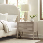 Maidstone Nightstand, Woven Jute Nightstands Stickley Furniture 7