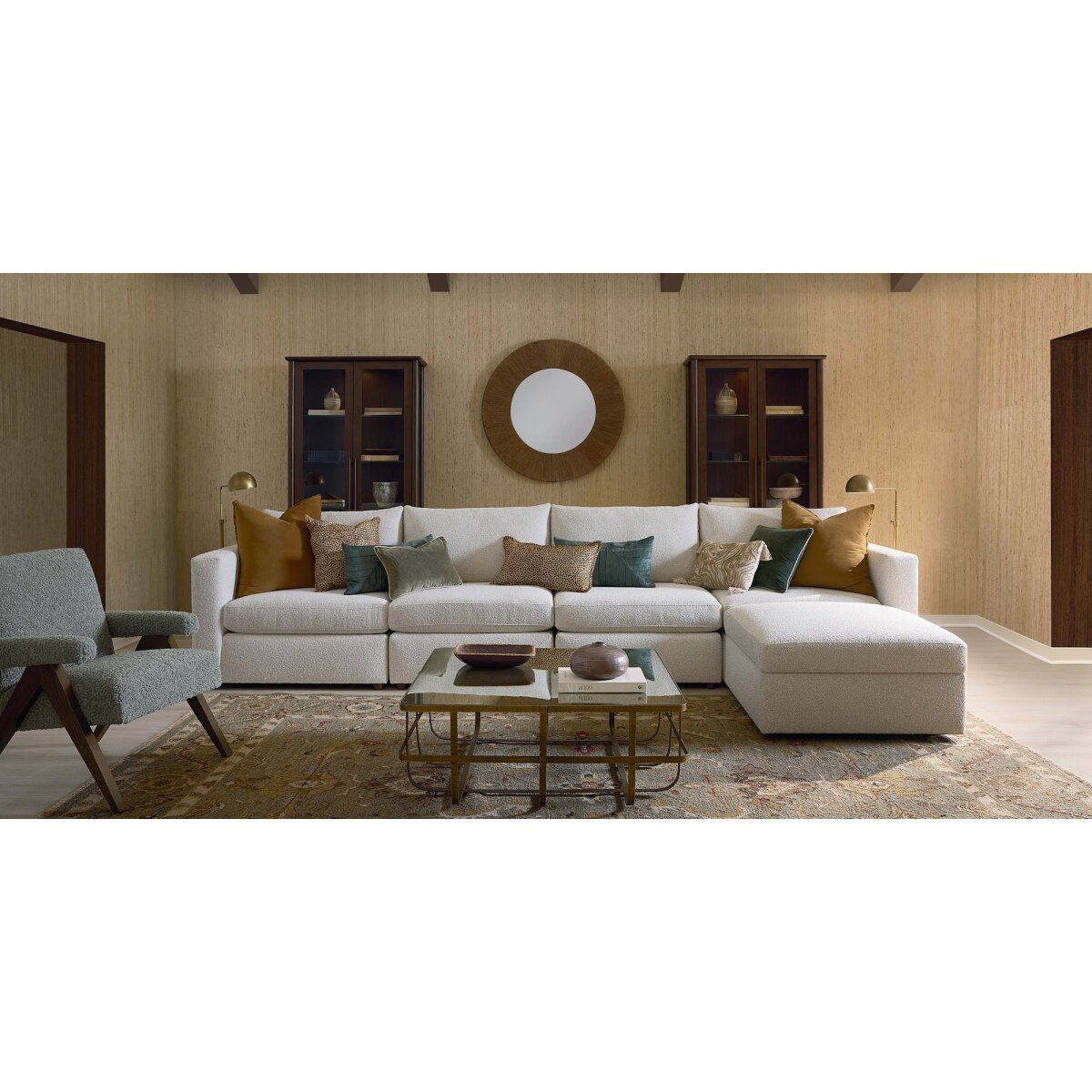 Copenhagen Glass Cabinet Accent Furniture Bassett Furniture 6