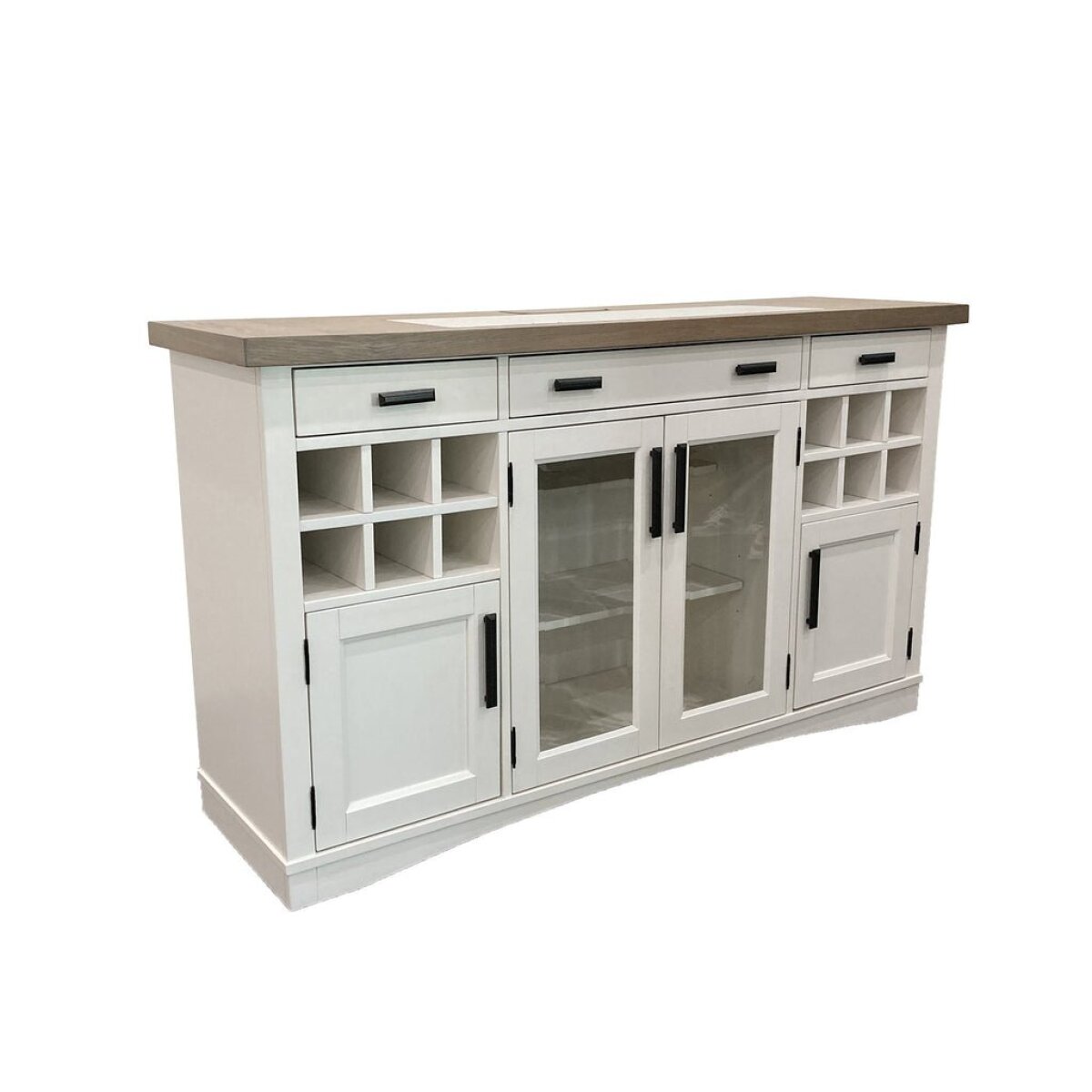 Americana Modern Dining Buffet Server Dining Storage Parker House 4