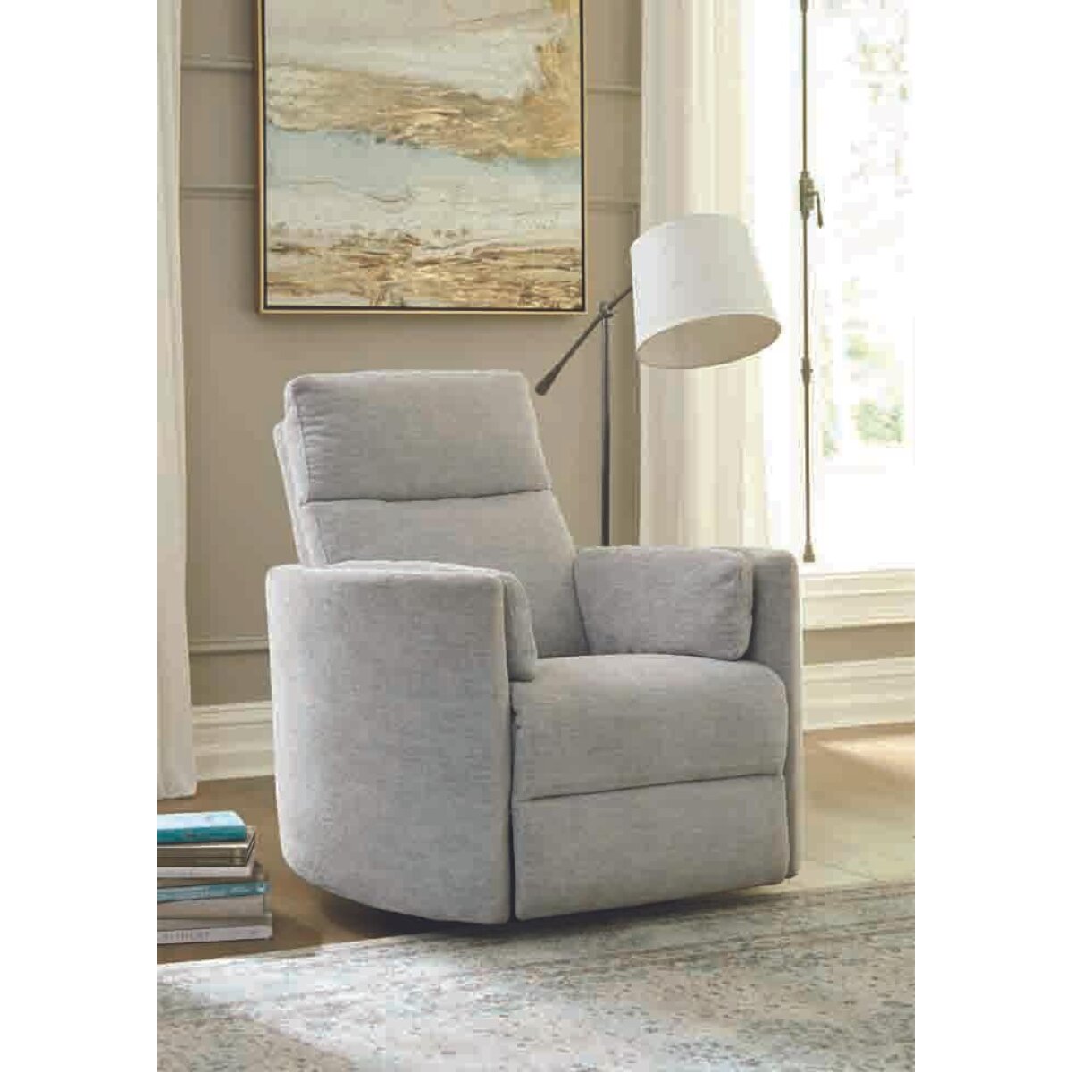 Radius Mineral Power Swivel Glider Recliner Recliners Parker House 8