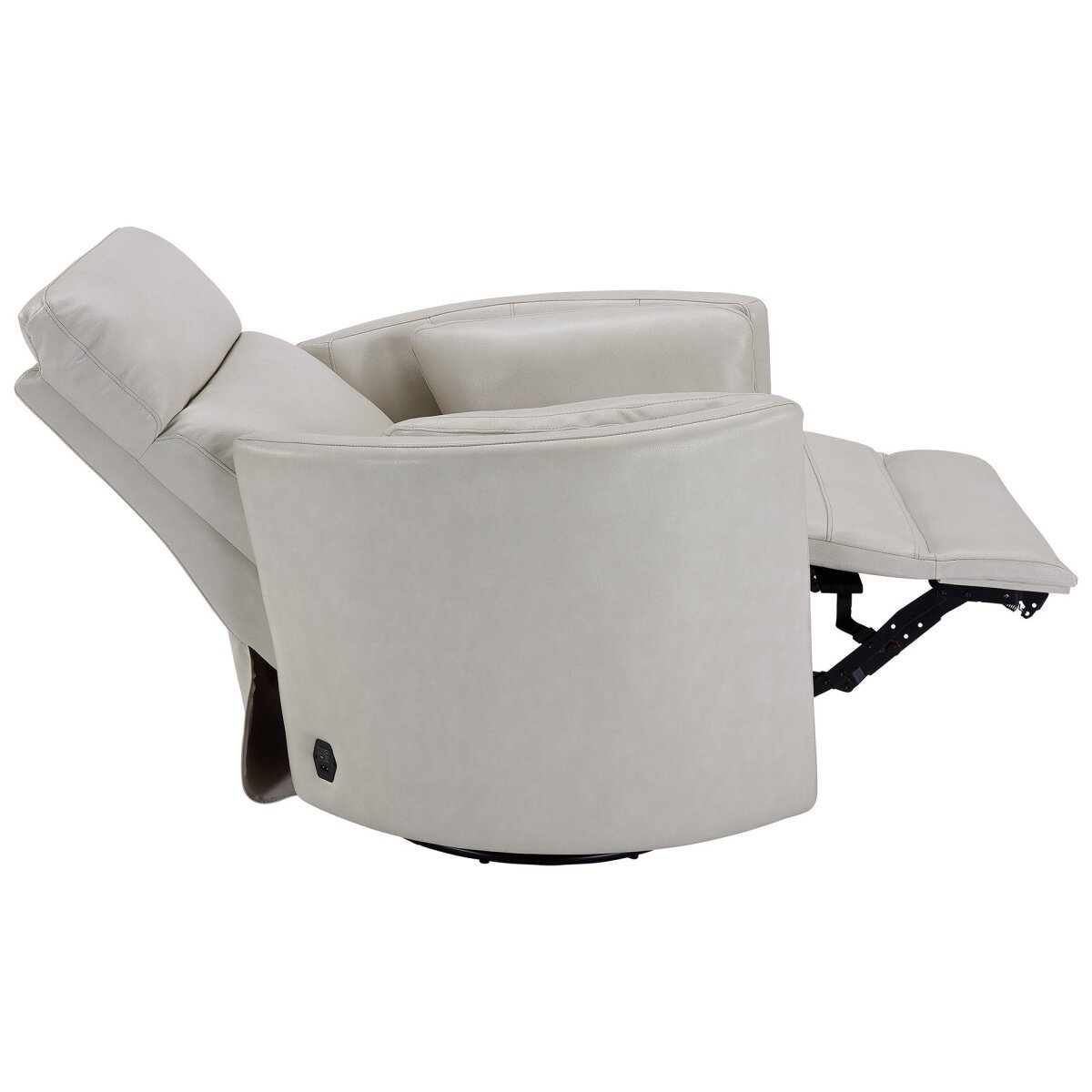 Radius Ivory Power Swivel Glider Recliner Recliners Parker House 6