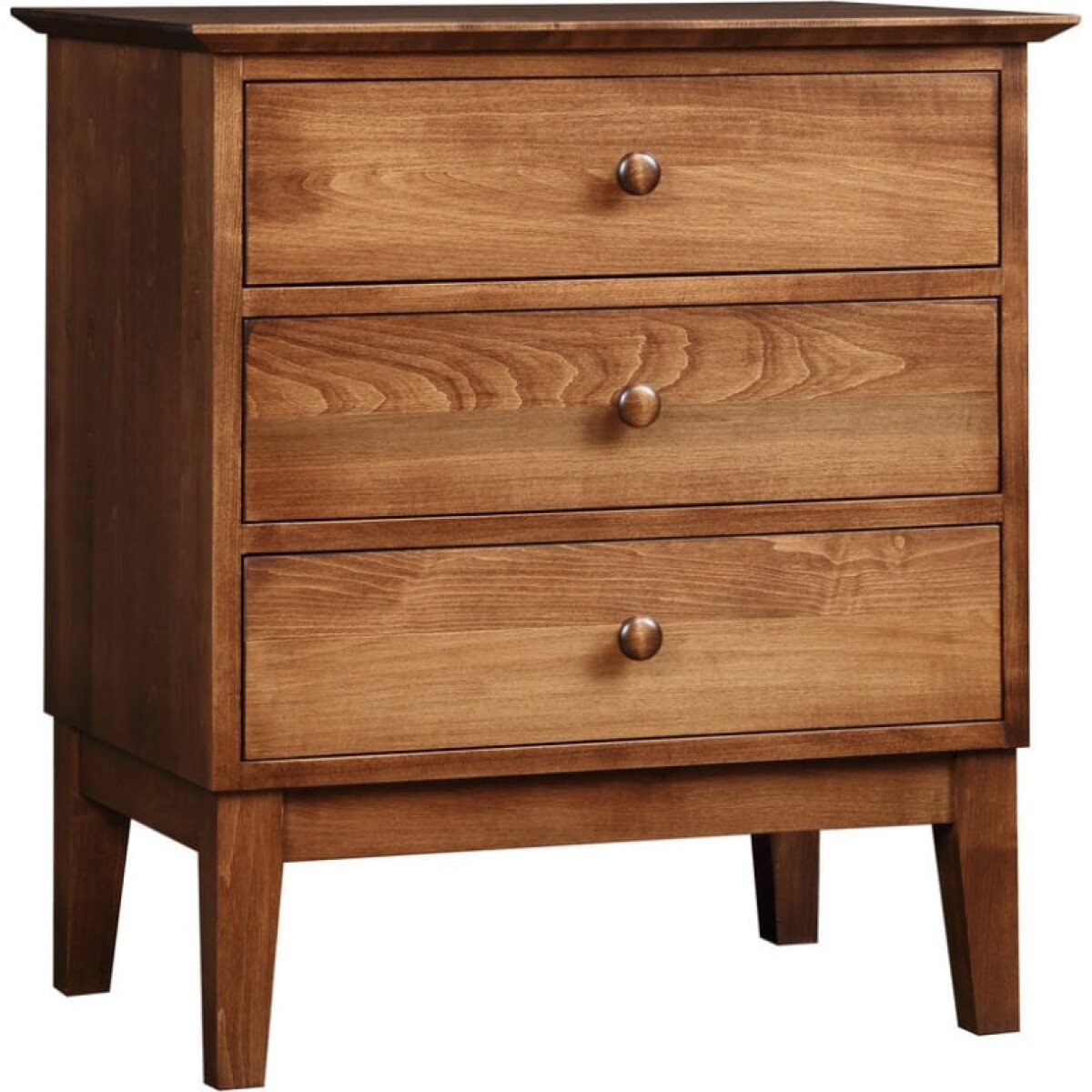 Gable Road Three-Drawer Nightstand Nightstands Customizable 4