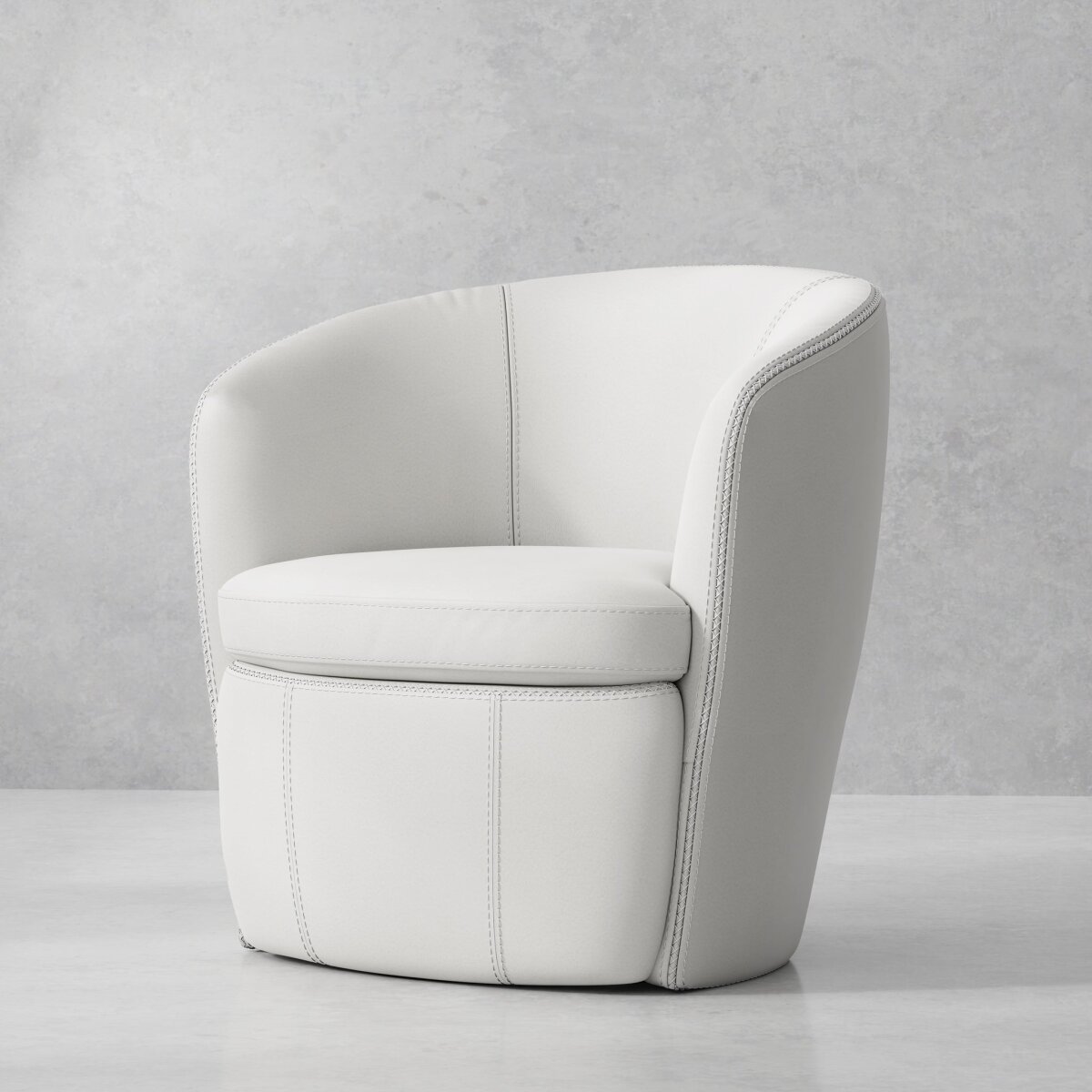 Barolo – Snow Swivel Club Chair Chairs Parker House 5