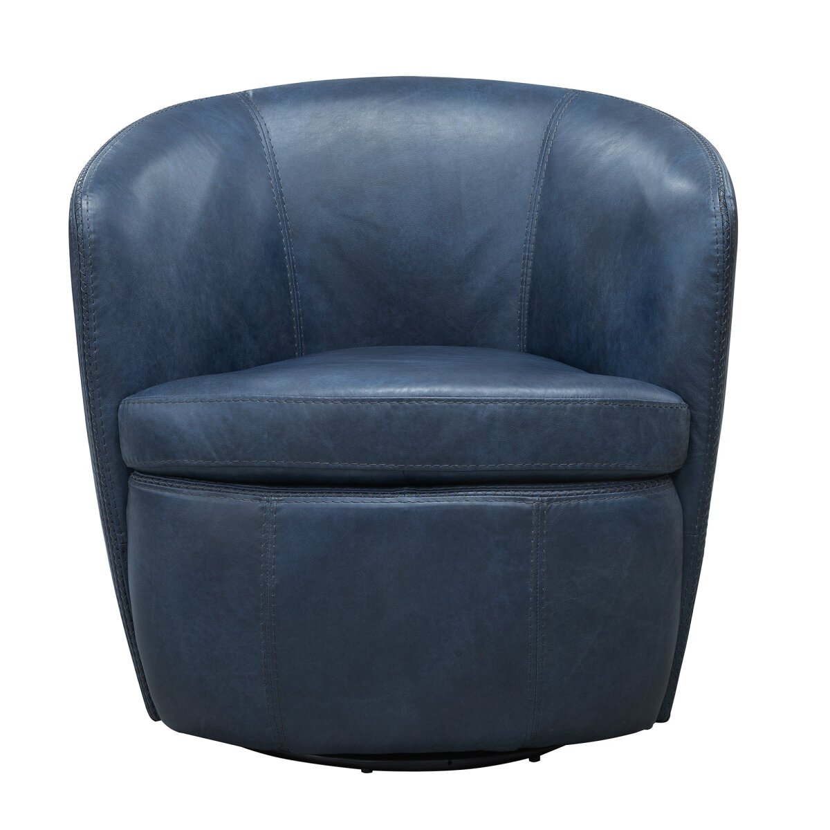 Barolo – Vintage Navy Swivel Club Chair Chairs Parker House 5