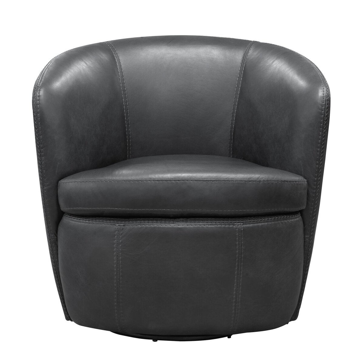 Barolo Vintage Slate Swivel Club Chair Recliners Parker House 5