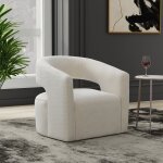 Orbit-Elise Natural Open Back Accent Swivel Chair Chairs Parker House 7 Orbit-Elise Natural Open Back Accent Swivel Chair Chairs Parker House 7