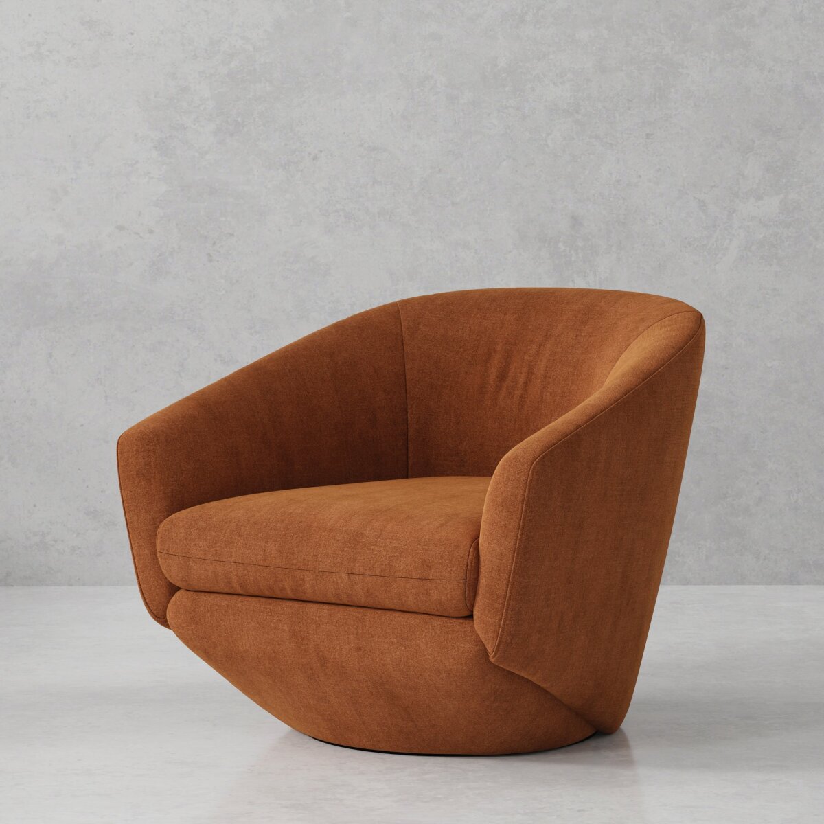 The Twist – Elise Rust Accent Swivel Chair Chairs Parker House 6