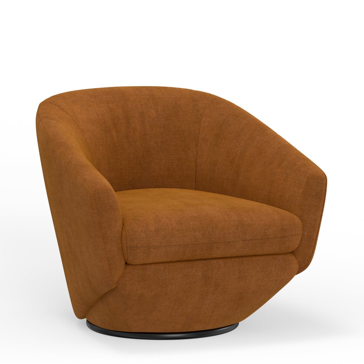 The Twist – Elise Rust Accent Swivel Chair Chairs Parker House 4