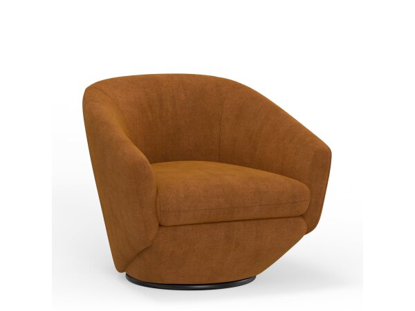 The Twist – Elise Rust Accent Swivel Chair Chairs Parker House