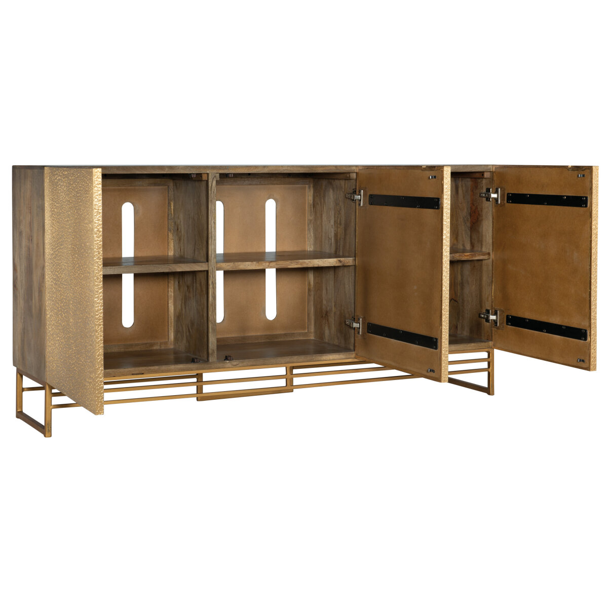6007-55 69in Entertainment Center Entertainment Stands Golds 6