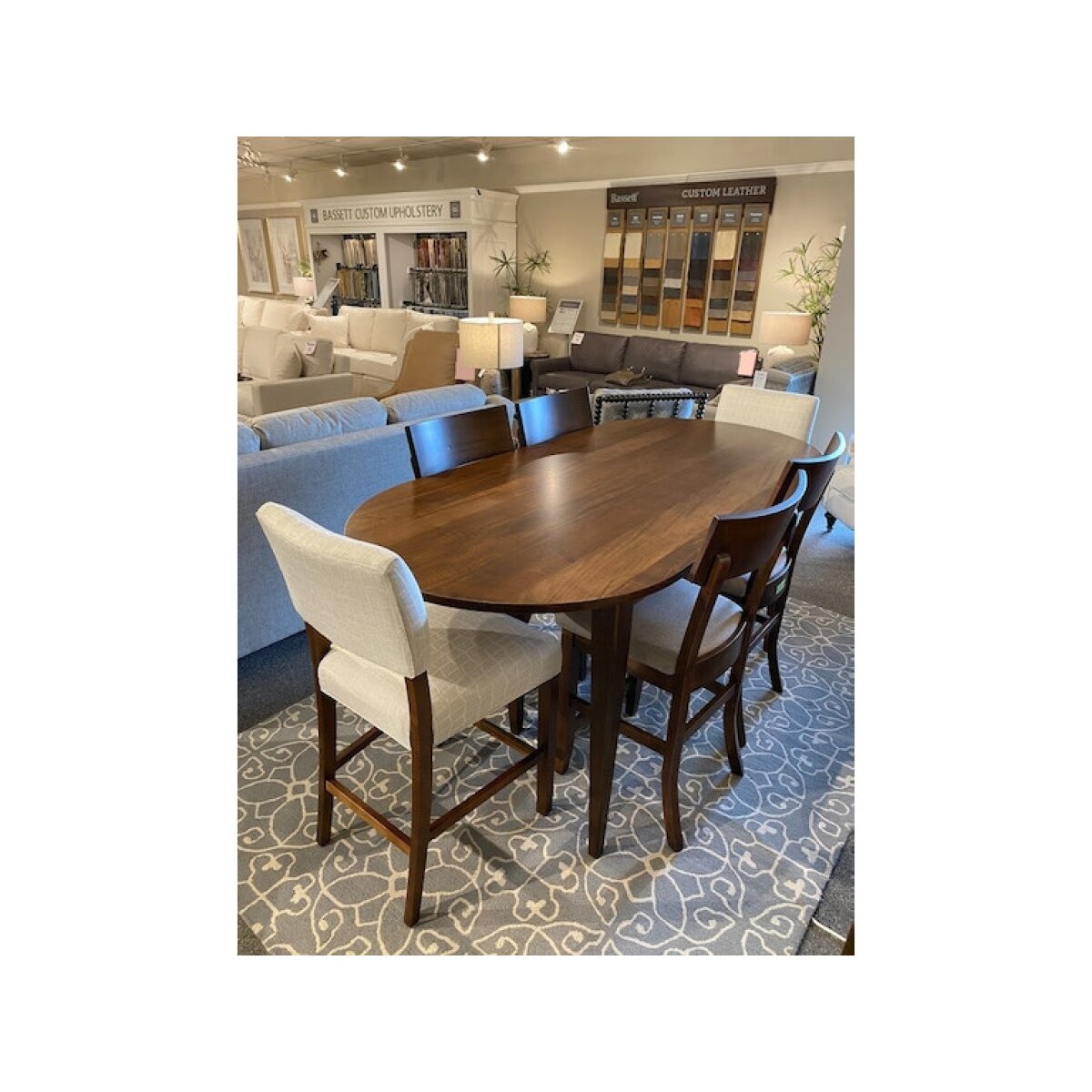 Owens Maple Counter Dining Table Dining Tables Bassett Furniture 5