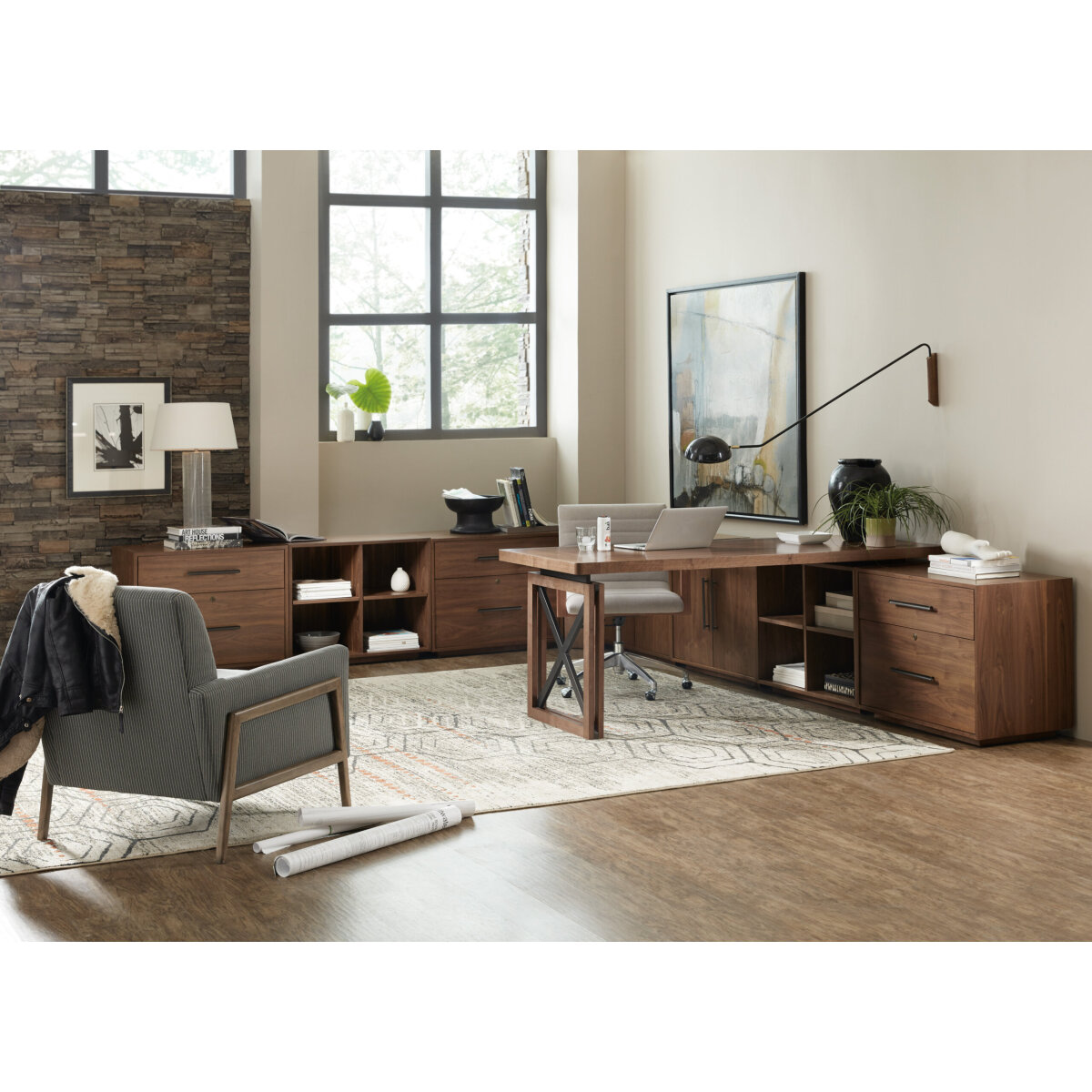 1650-10 Elon Two-Door Cabinet Office Storage Hooker Furniture 10