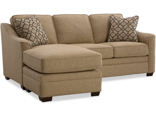 F9 Three Cushion Sofa with Chaise Sofas Craftmaster Furniture