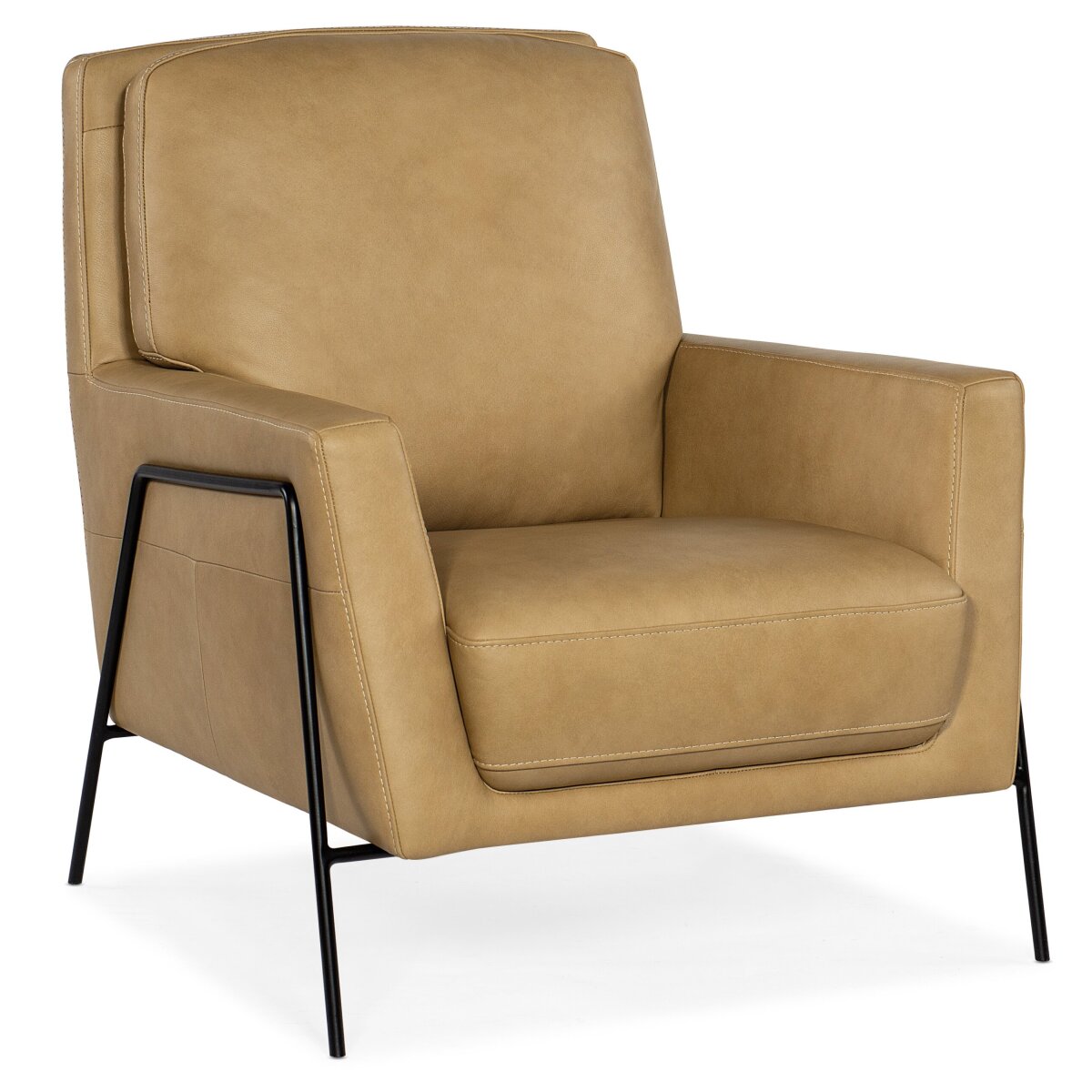 CC Amette Metal Frame Club Chair Chairs Blacks 4