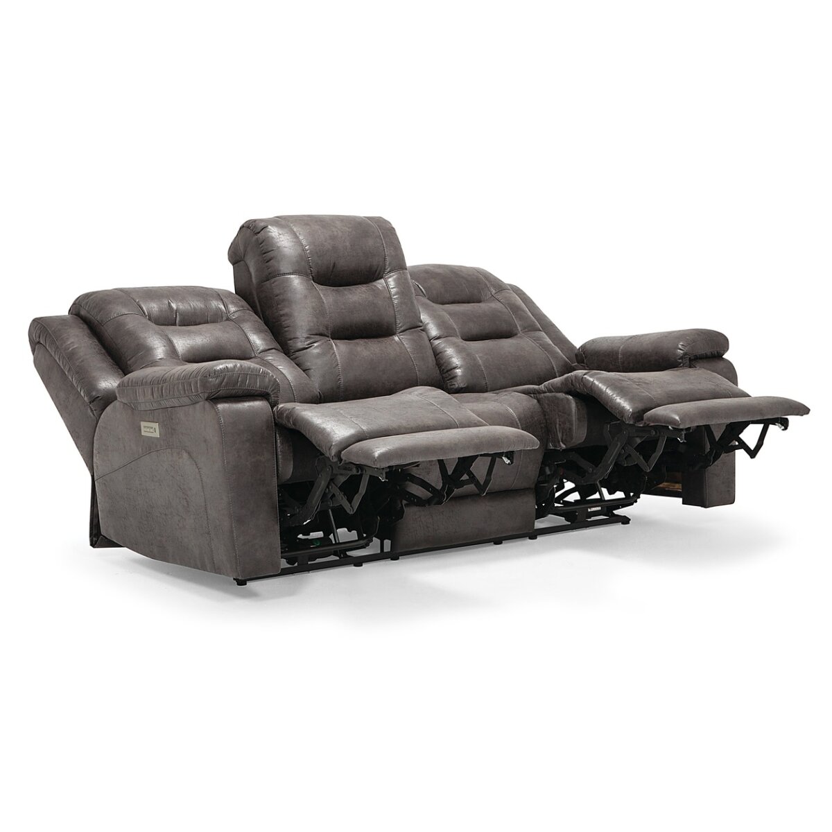 Leighton Sofa Power Recliner w/ Power Headrest & Power Sofas Customizable 5