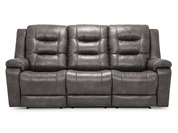 Leighton Sofa Power Recliner w/ Power Headrest & Power Sofas Customizable