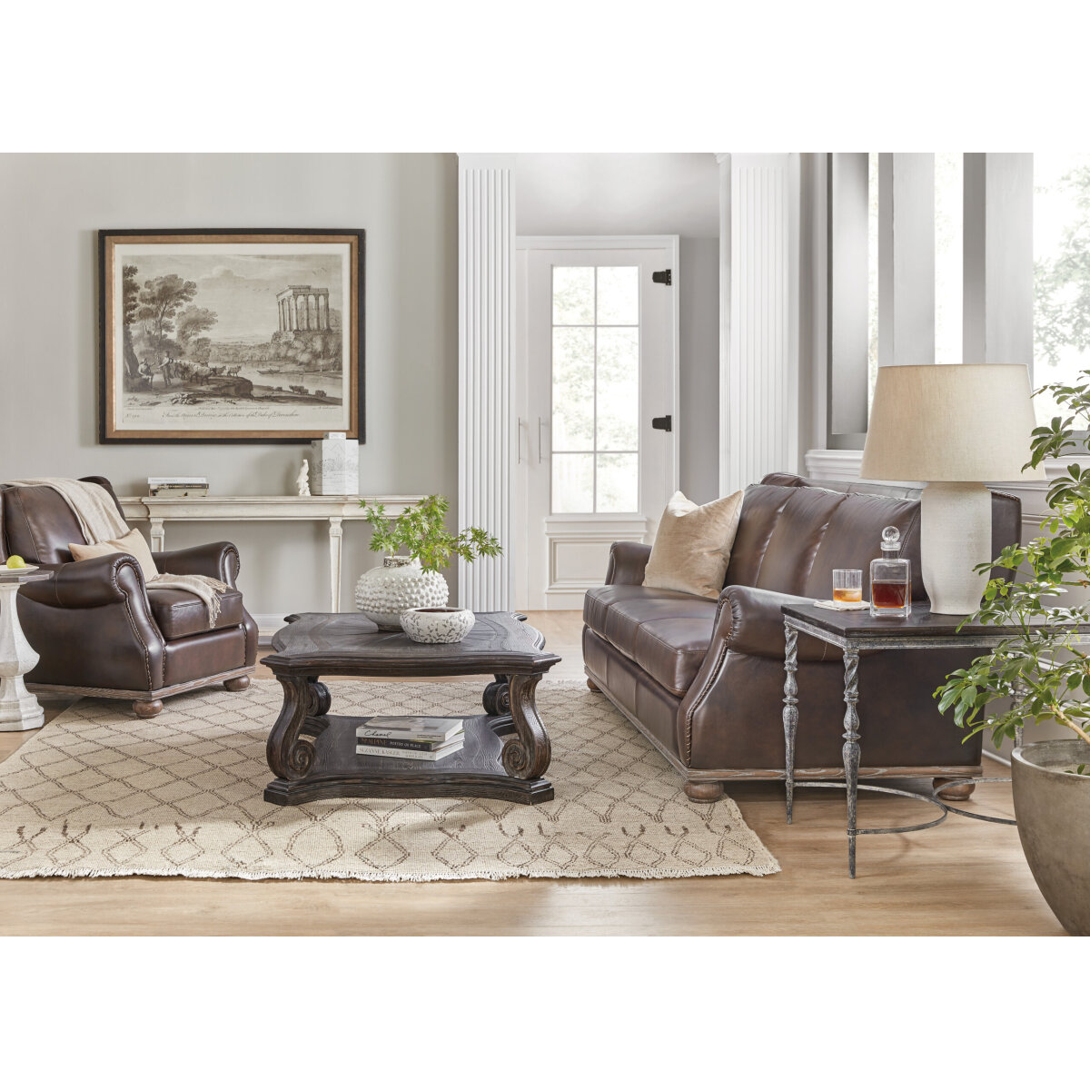 Traditions Traditions Side Table Chairside Tables Dark Wood 8