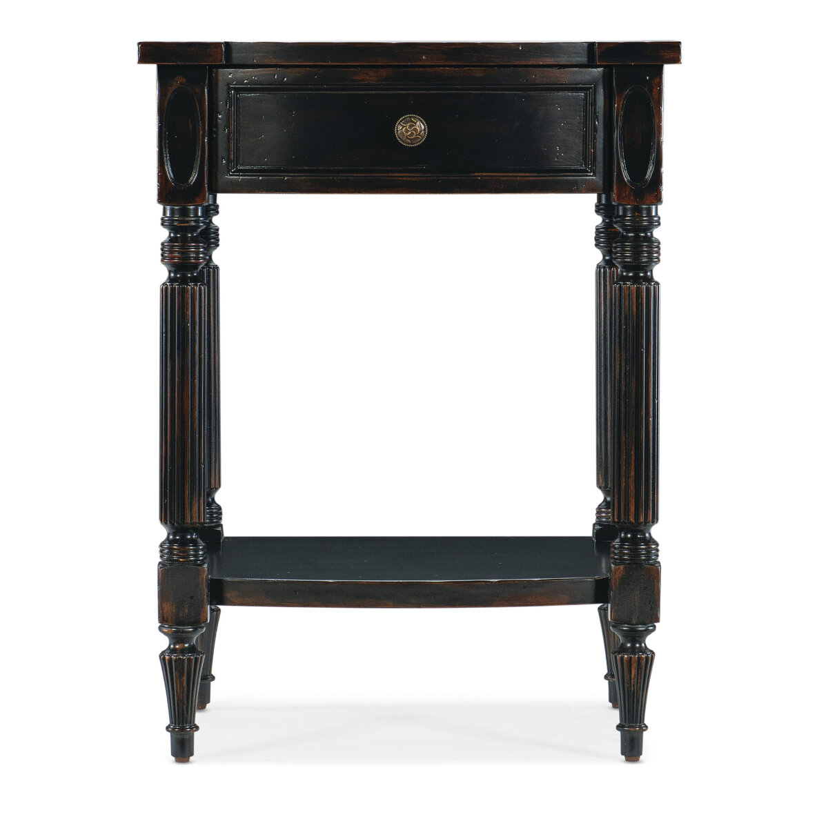 Charleston Charleston One-Drawer Telephone Table Nightstands Blacks 6
