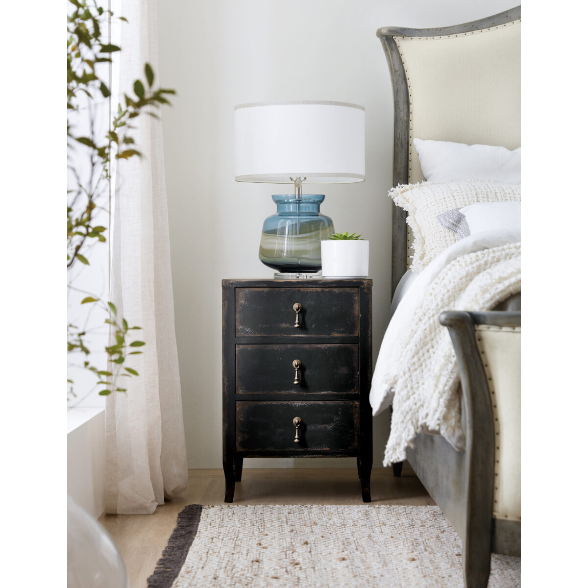 Ciao Bella Telephone Table Nightstands Blacks 5