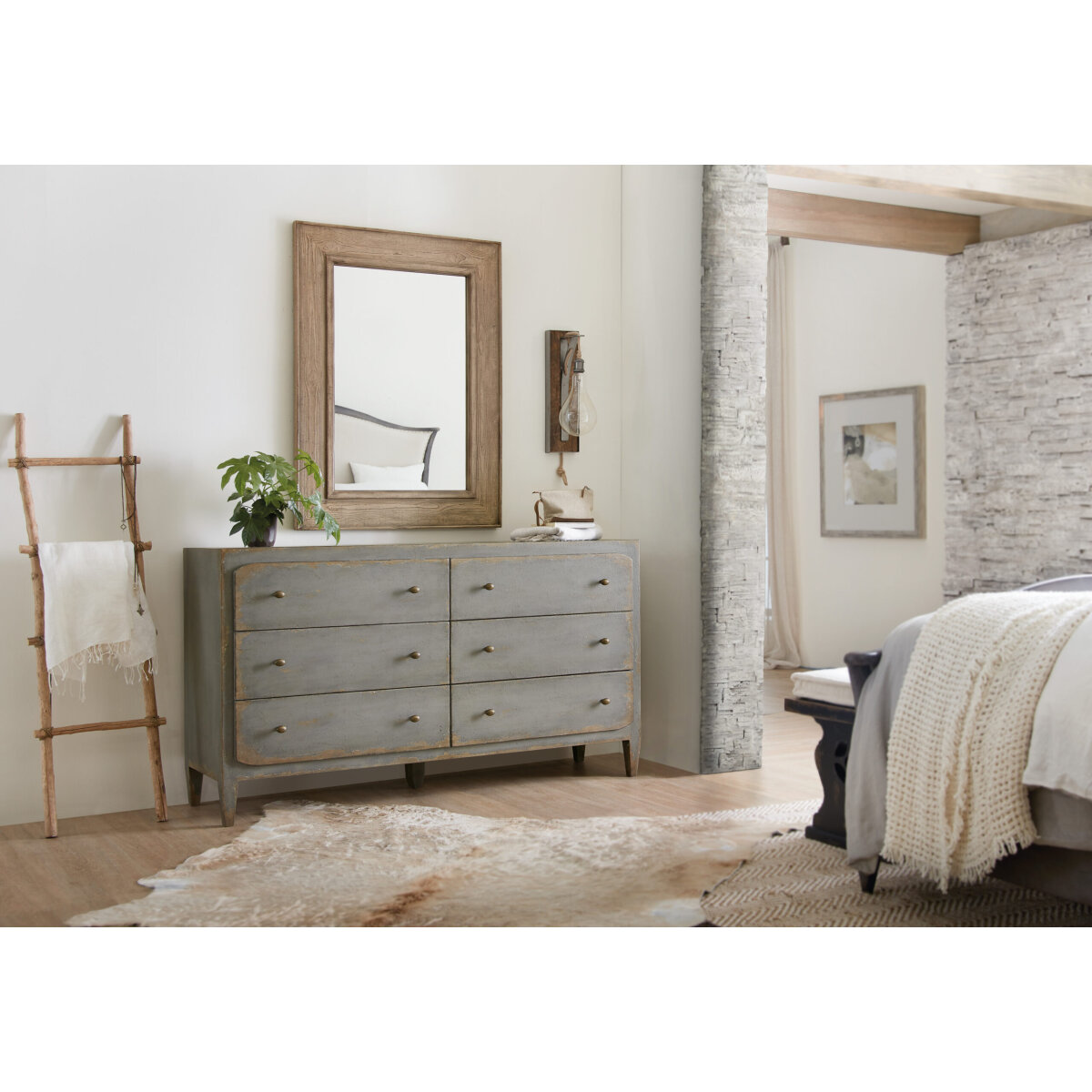 CiaoBella Ciao Bella Six-Drawer Dresser- Speckled Gray Dressers CiaoBella 5