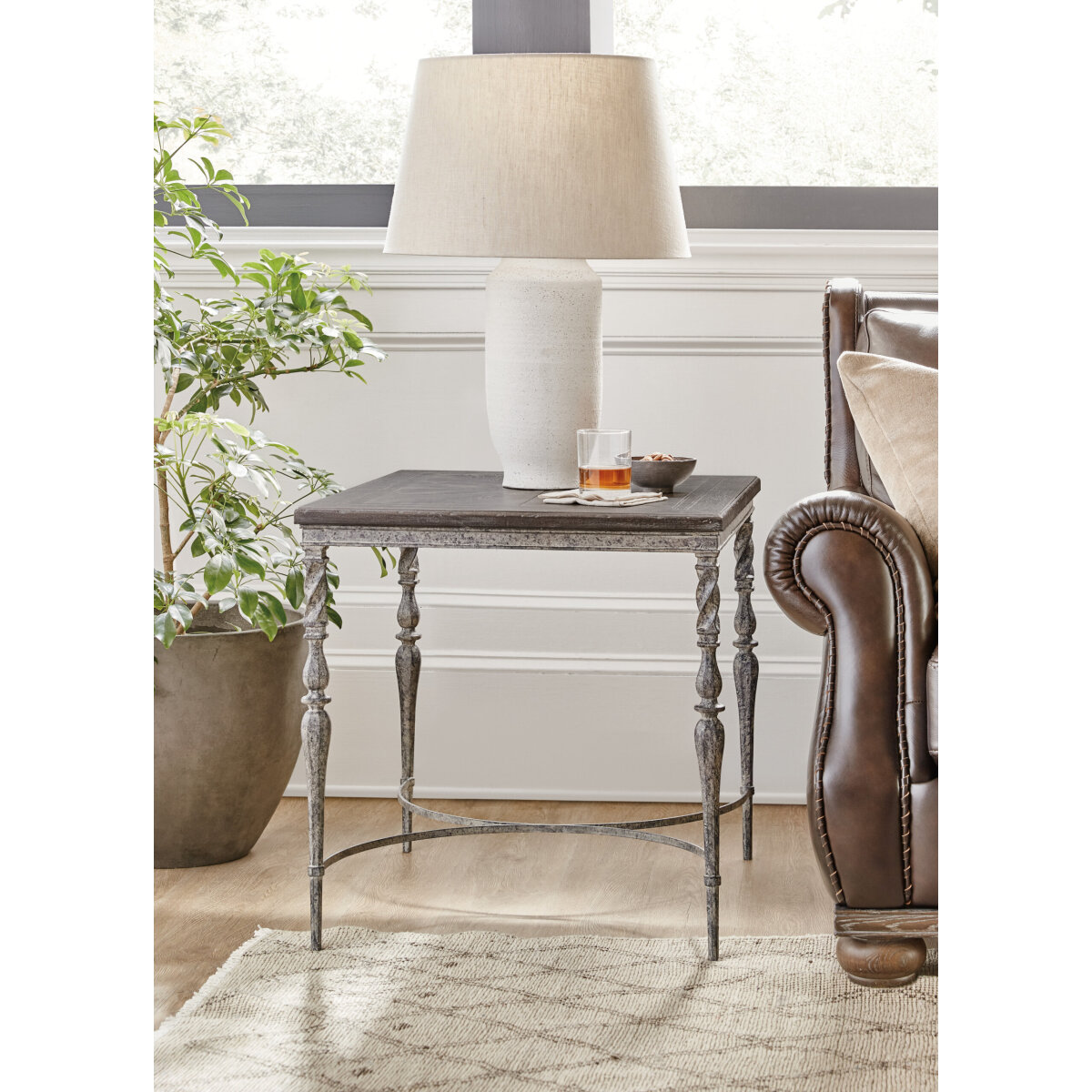 Traditions Traditions Side Table Chairside Tables Dark Wood 7