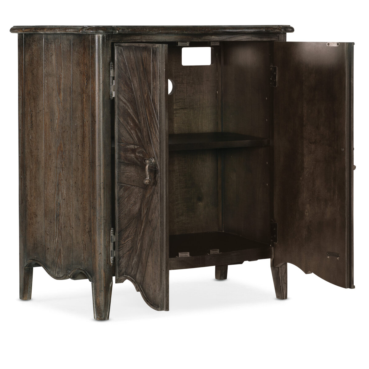 Traditions Traditions Two-Door Nightstand Nightstands Dark Wood 6