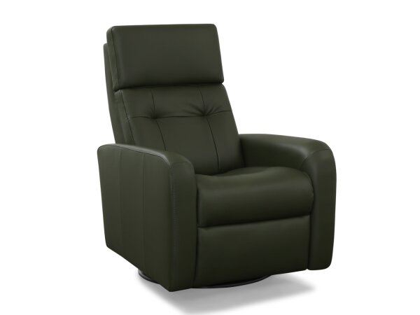 Sorrento II Power Swivel Glider Recliner with Power Headrest Recliners Customizable 9