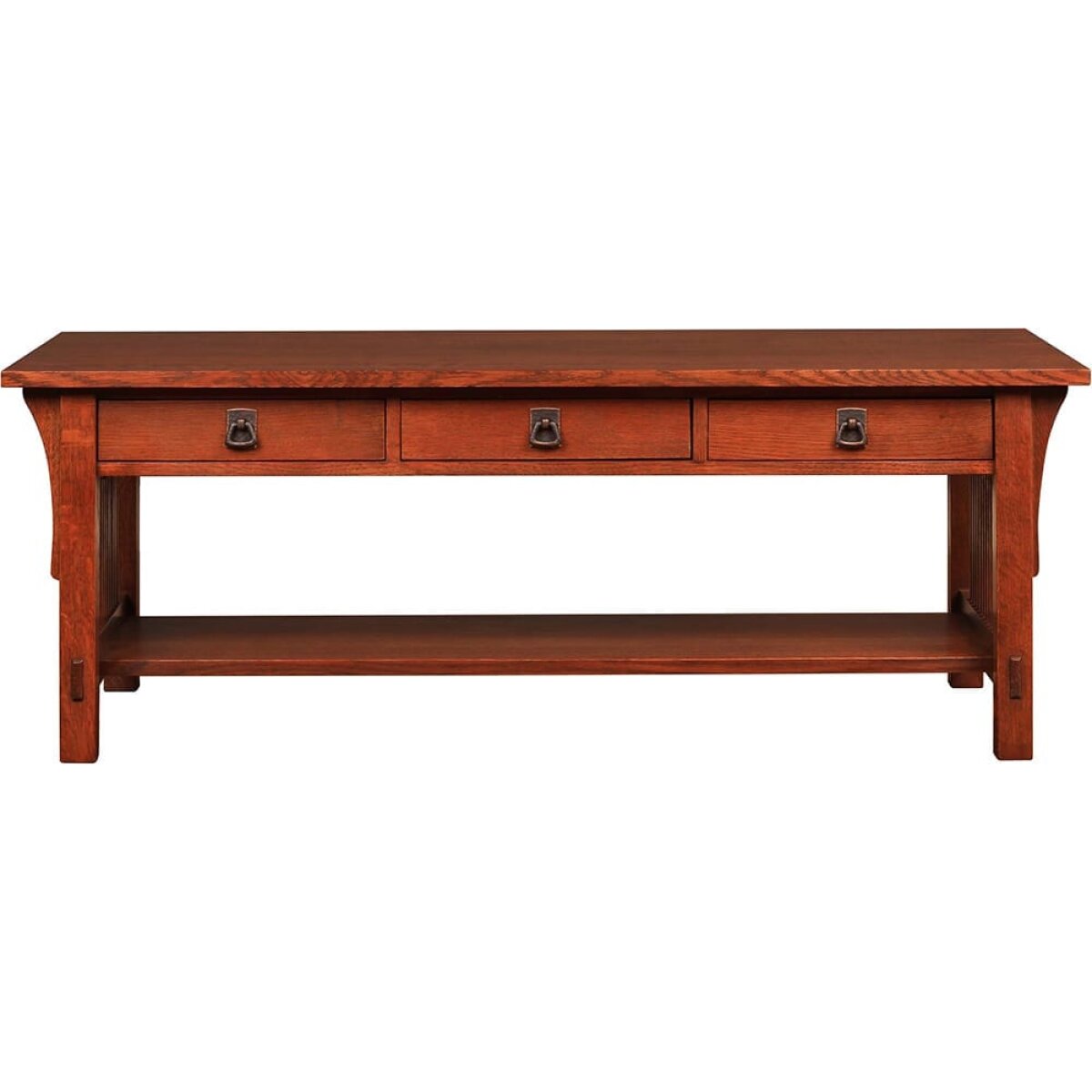 Three Drawer Cocktail Table Cocktail & Coffee Tables Customizable 5