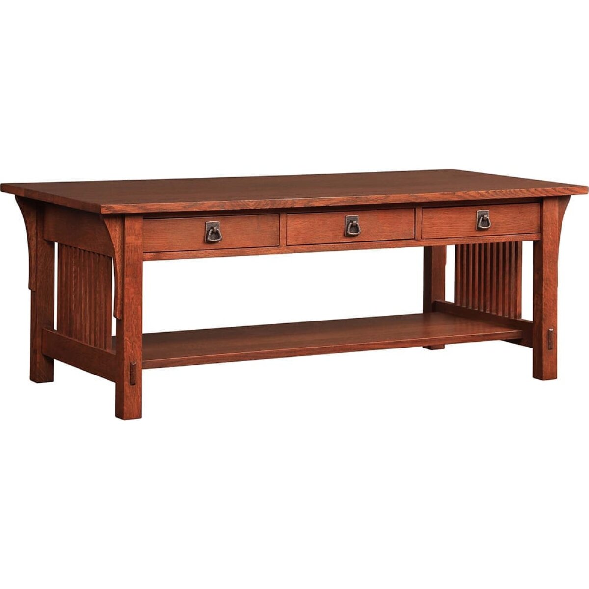 Three Drawer Cocktail Table Cocktail & Coffee Tables Customizable 4