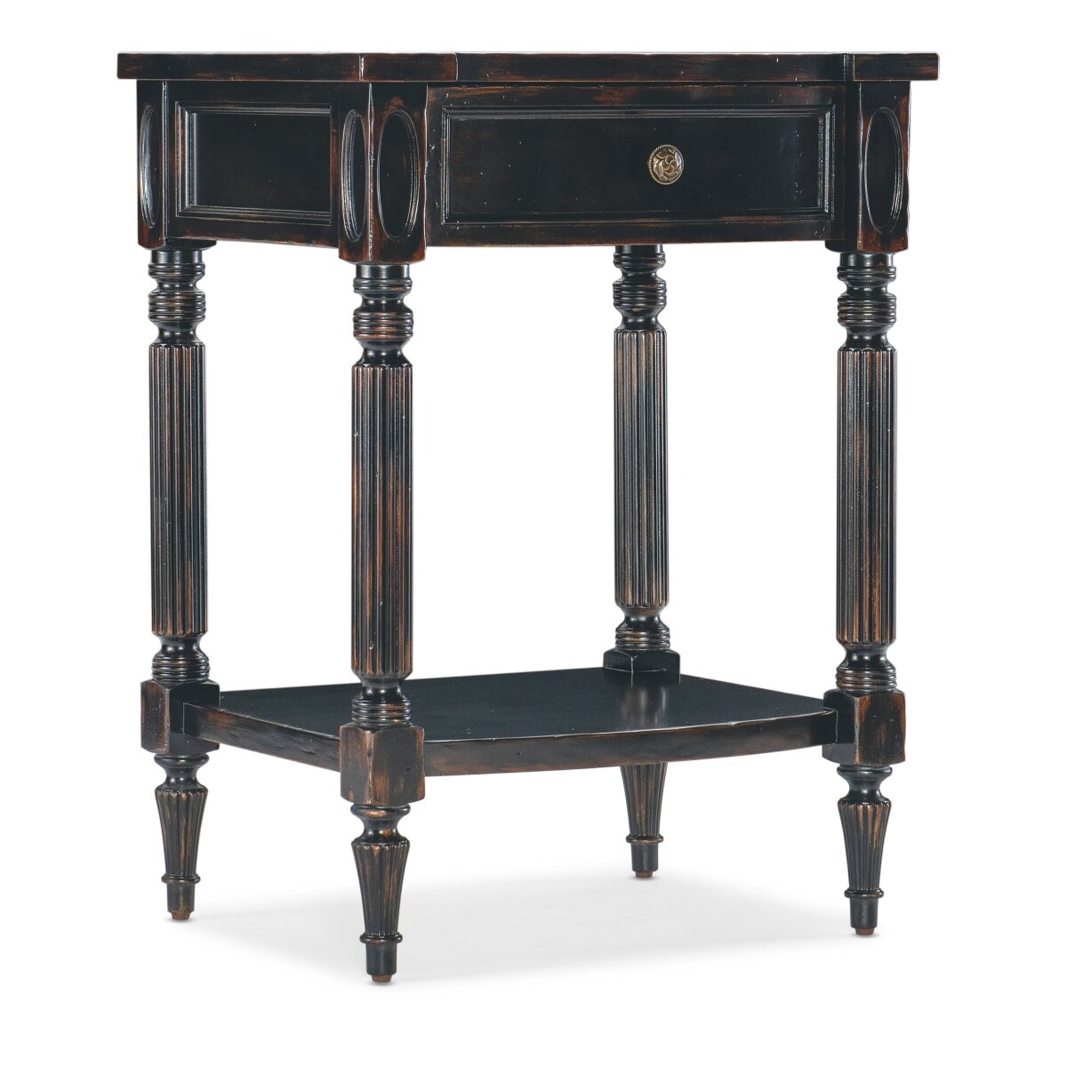 Charleston Charleston One-Drawer Telephone Table Nightstands Blacks 4