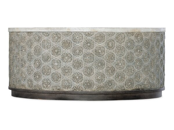 Melange Melange Greystone Round Cocktail Table End tables Grays