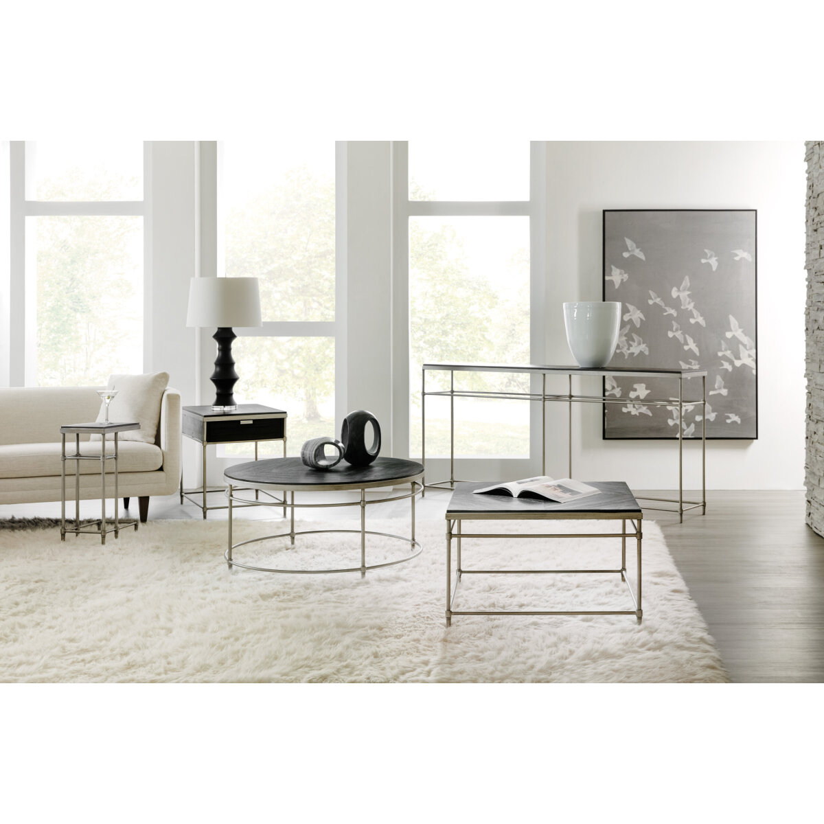 StArmand St. Armand St Armand Round Cocktail Table Cocktail & Coffee Tables Blacks 5