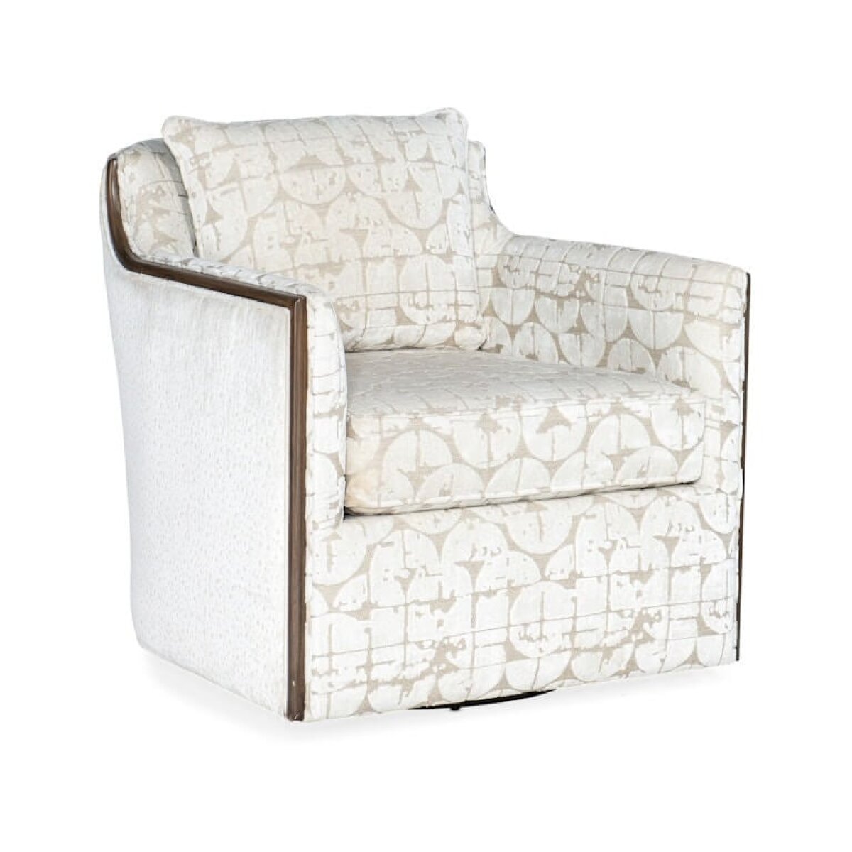 Oakley Exposed Wood Swivel Chair Chairs Customizable 4