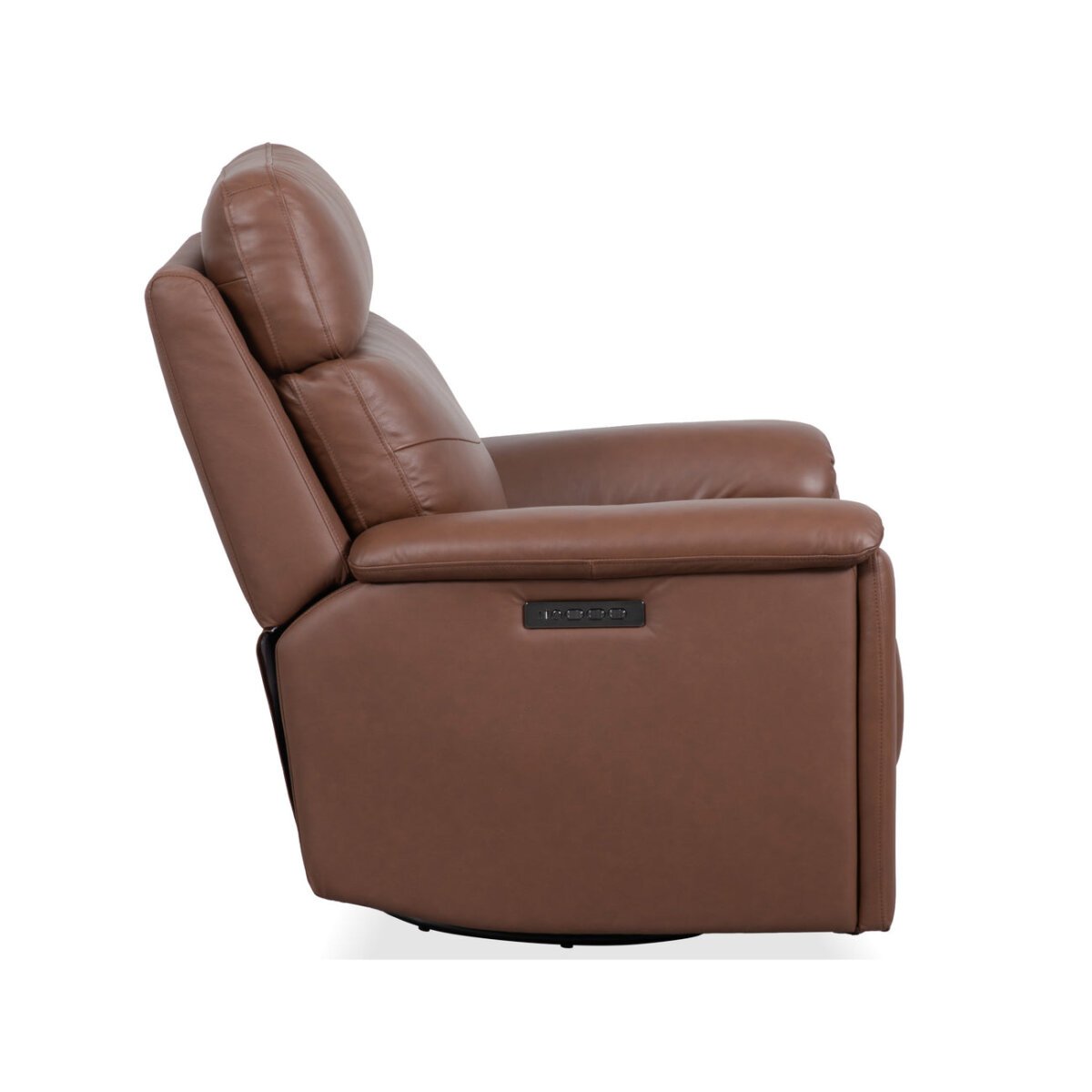 Refined Hickory Perfect Match Power Swivel Gliding Recliner with Power Headrest & Lumbar Recliners Customizable 6
