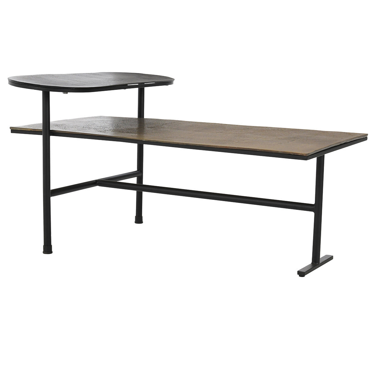 Wagner Cast Aluminum Rectangle Coffee Table Cocktail & Coffee Tables Classic Home 4