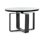 Keith Glass/Iron Round Coffee Table Cocktail & Coffee Tables Classic Home 7 Keith Glass/Iron Round Coffee Table Cocktail & Coffee Tables Classic Home 7