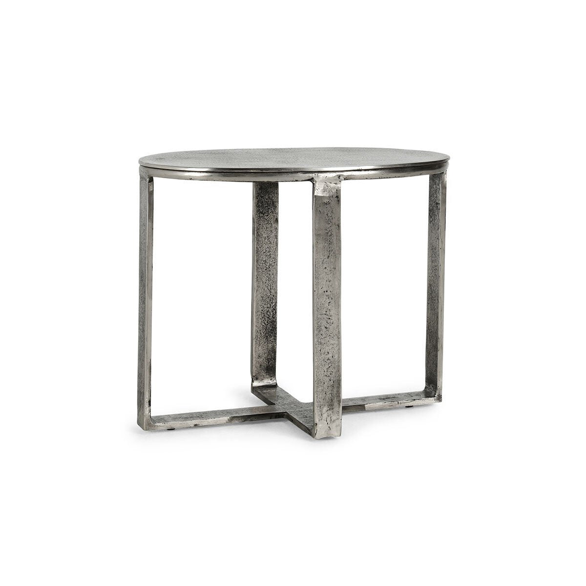 Flores Cast Aluminum Oval End Table End tables Classic Home 4