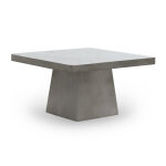 Far Marble/Metal Square Coffee Table Cocktail & Coffee Tables Classic Home 6