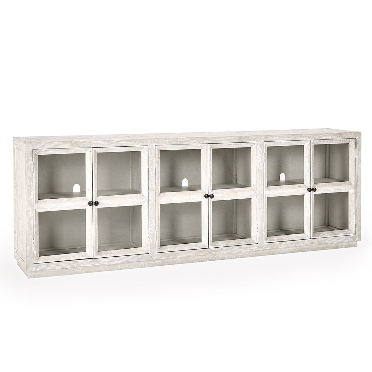 Selma Solid Wood 6Dr Cabinet Accent Furniture Classic Home 4