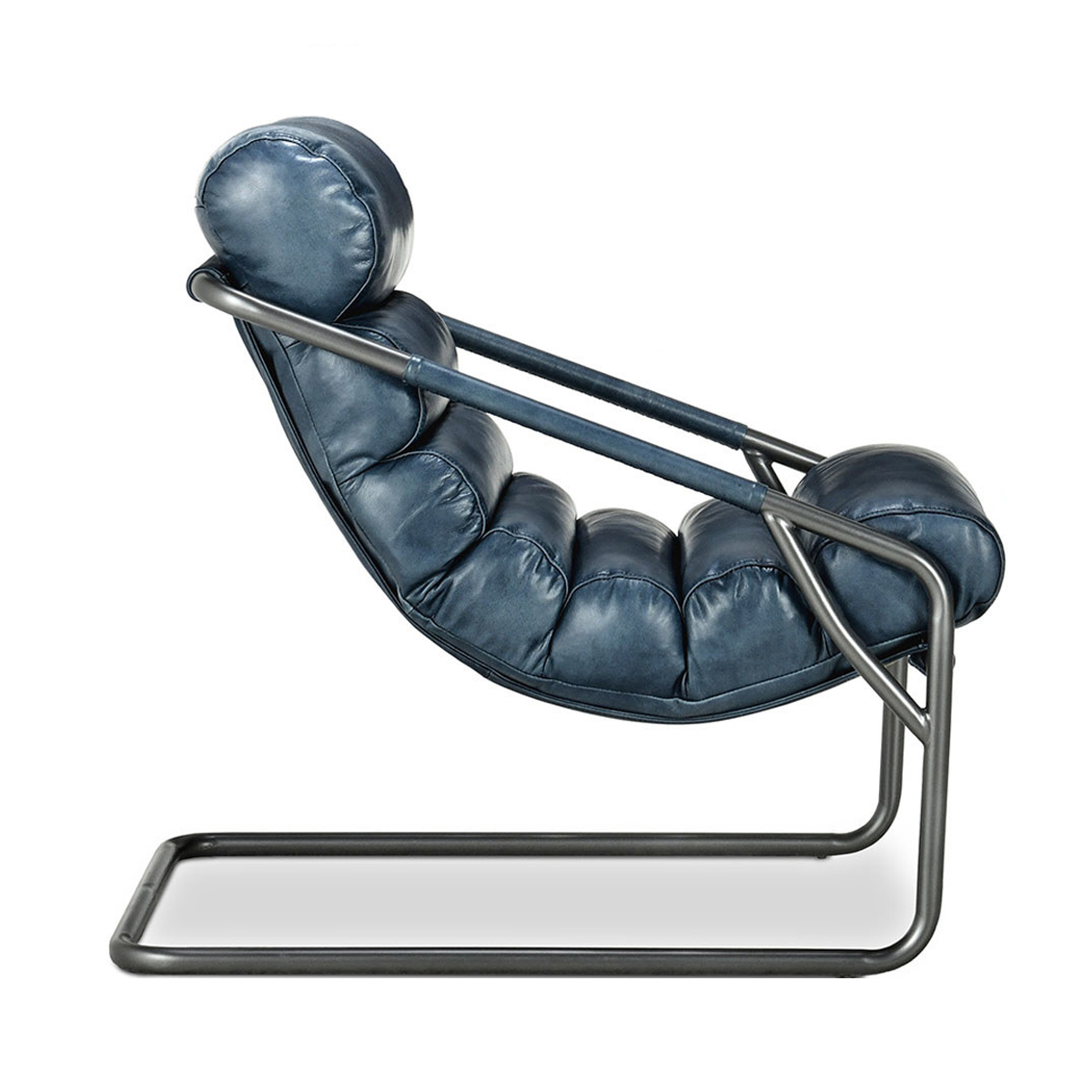 Jackson Leather Accent Chair – Ocean Blue Chairs Classic Home 6