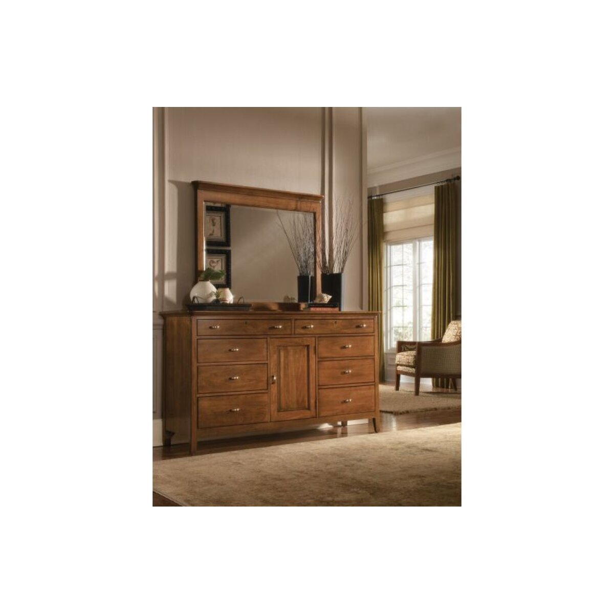 Cherry Park Portrait Mirror Mirrors Kincaid Furniture 5